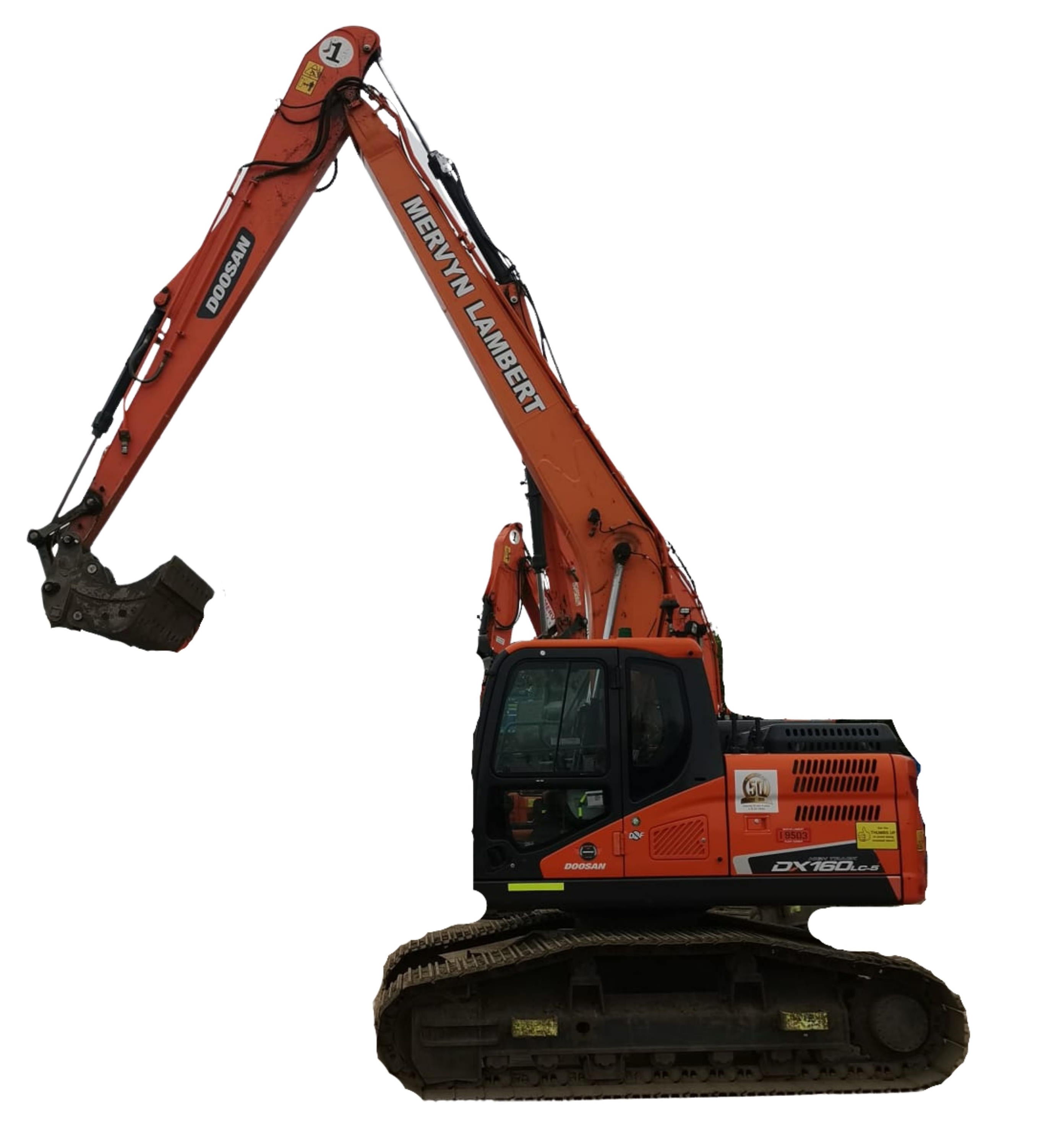 Doosan DX160 Long Reach Excavator